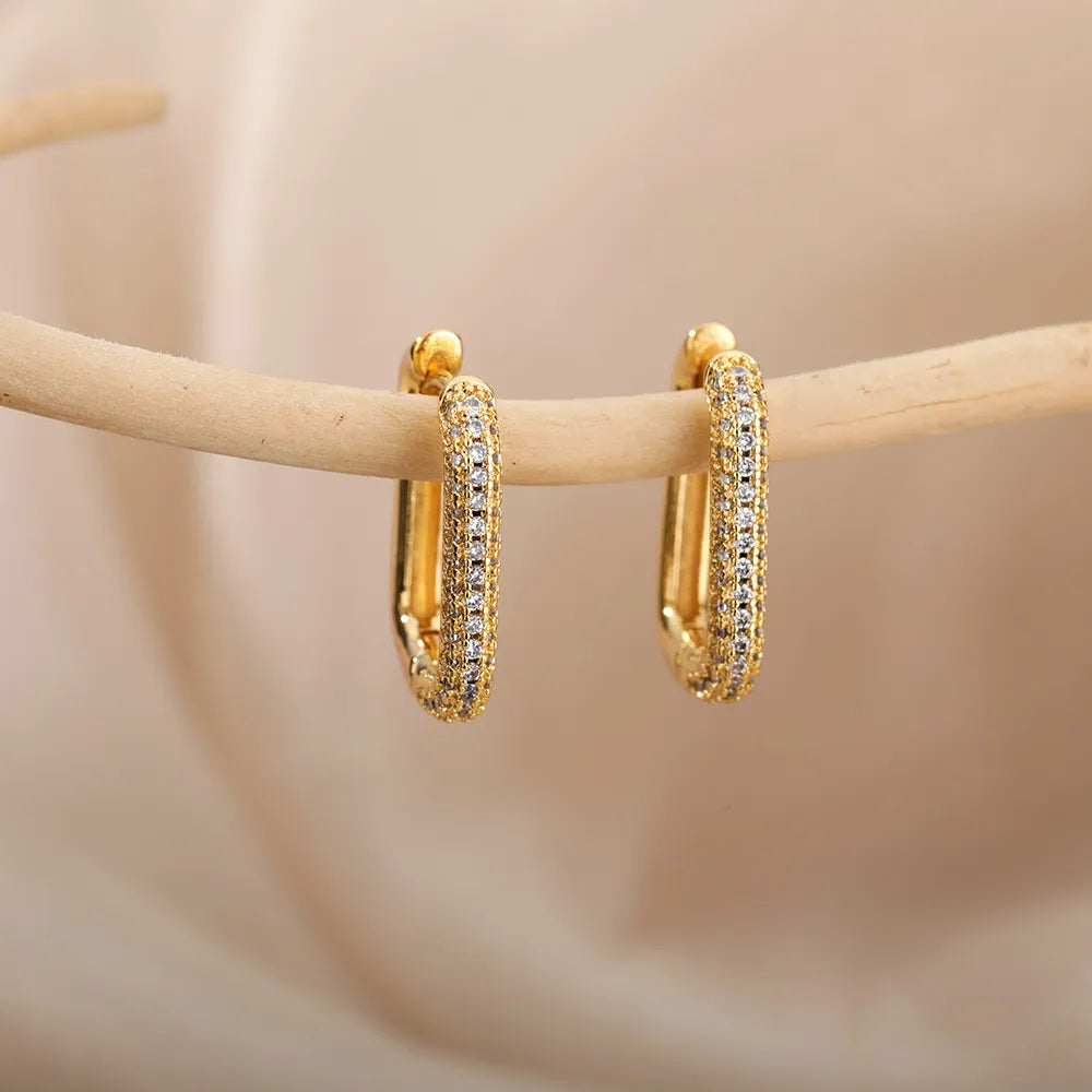 Square Hoop Earrings